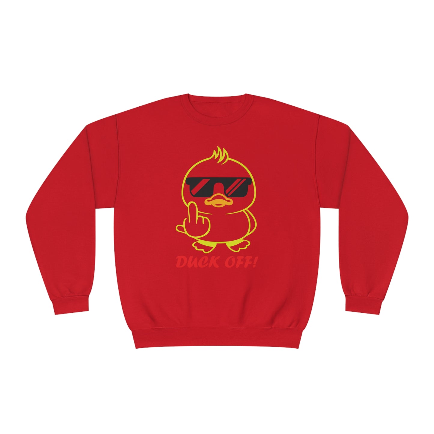 Duck Off, Unisex NuBlend® Crewneck Sweatshirt