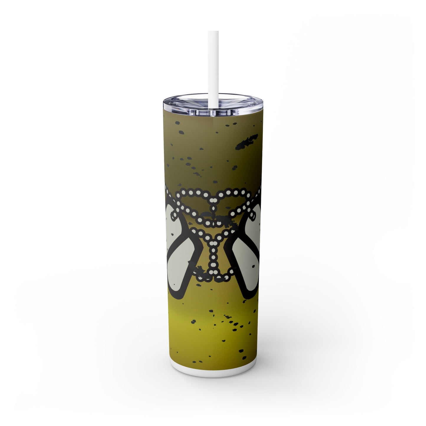 Military Boots. 20oz Skinny Tumbler with Straw