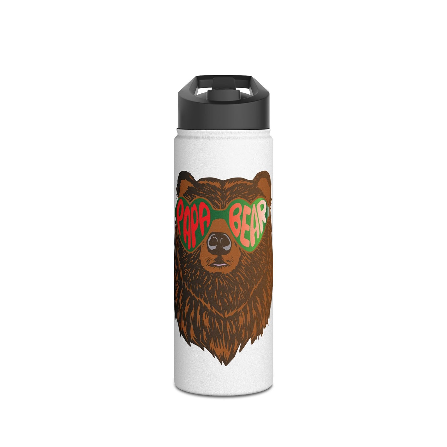 Papa Bear. Stainless Steel Water Bottle