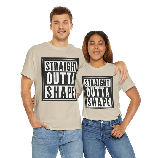 Straight Outta Shape. Heavy Cotton T-Shirt