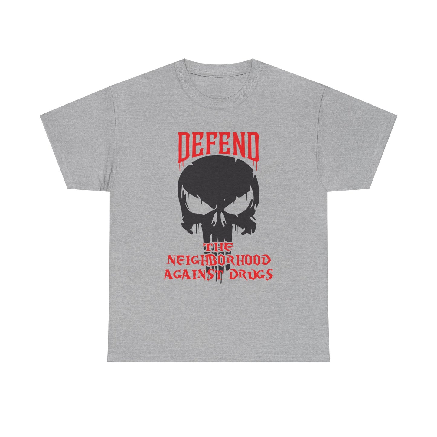 Defend the Neighborhood Against Drugs. Heavy Cotton T-Shirt