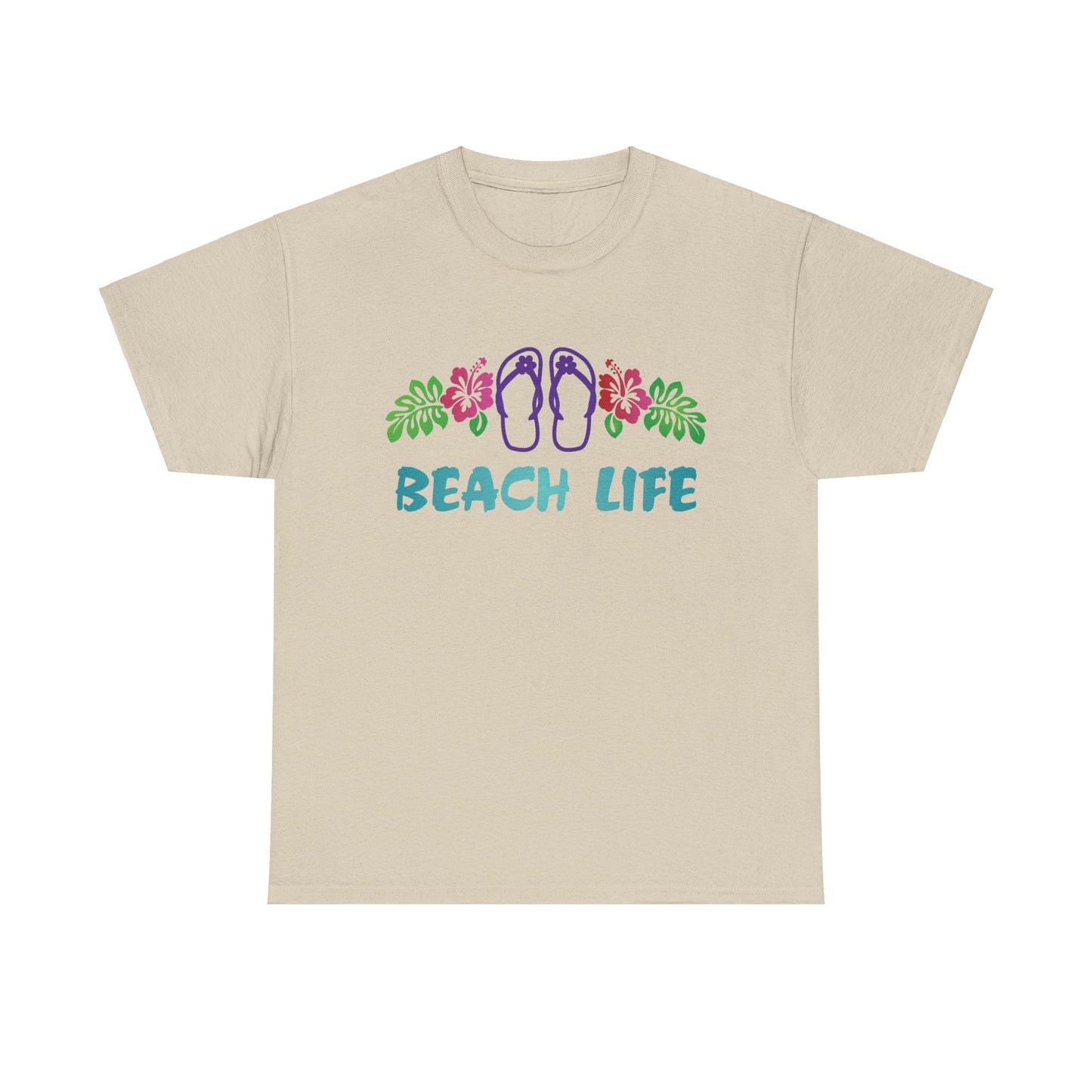 Beach Life, Heavy Cotton T-Shirt