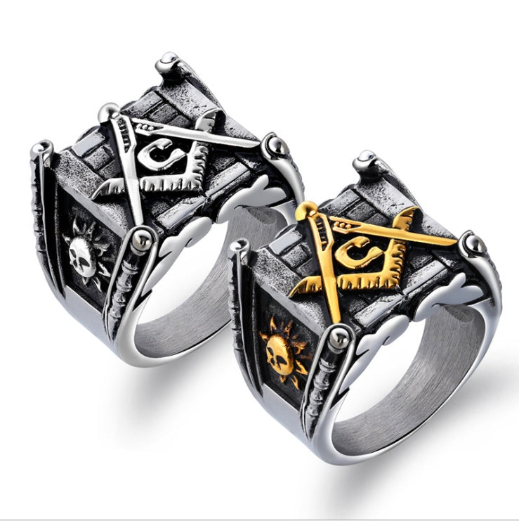 Bold Masonic Ring