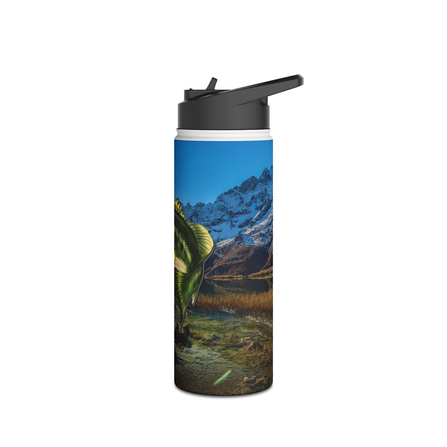 Bass Lake. Stainless Steel Water Bottle