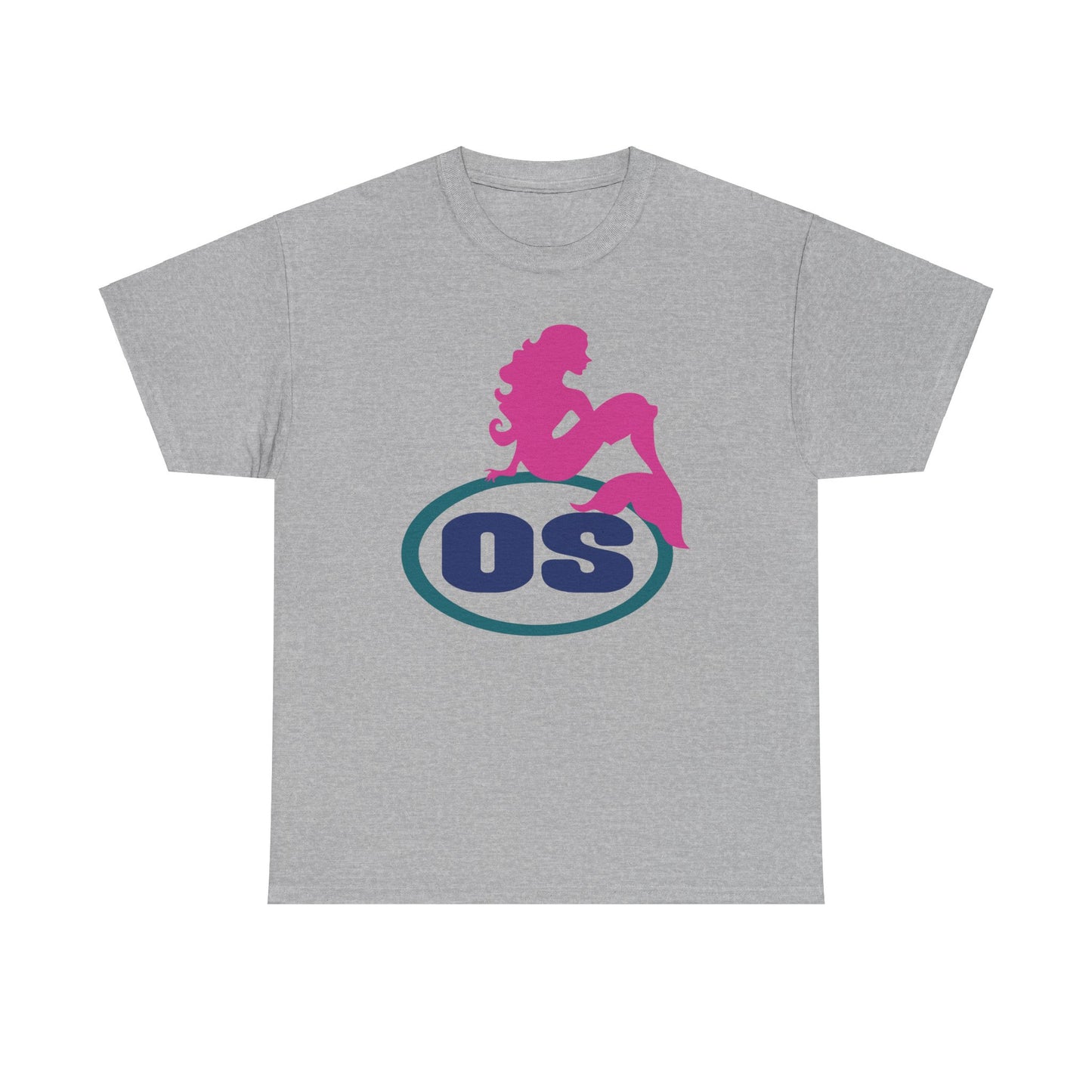 OS, Ocean Shores Mermaid, Heavy Cotton T-Shirt