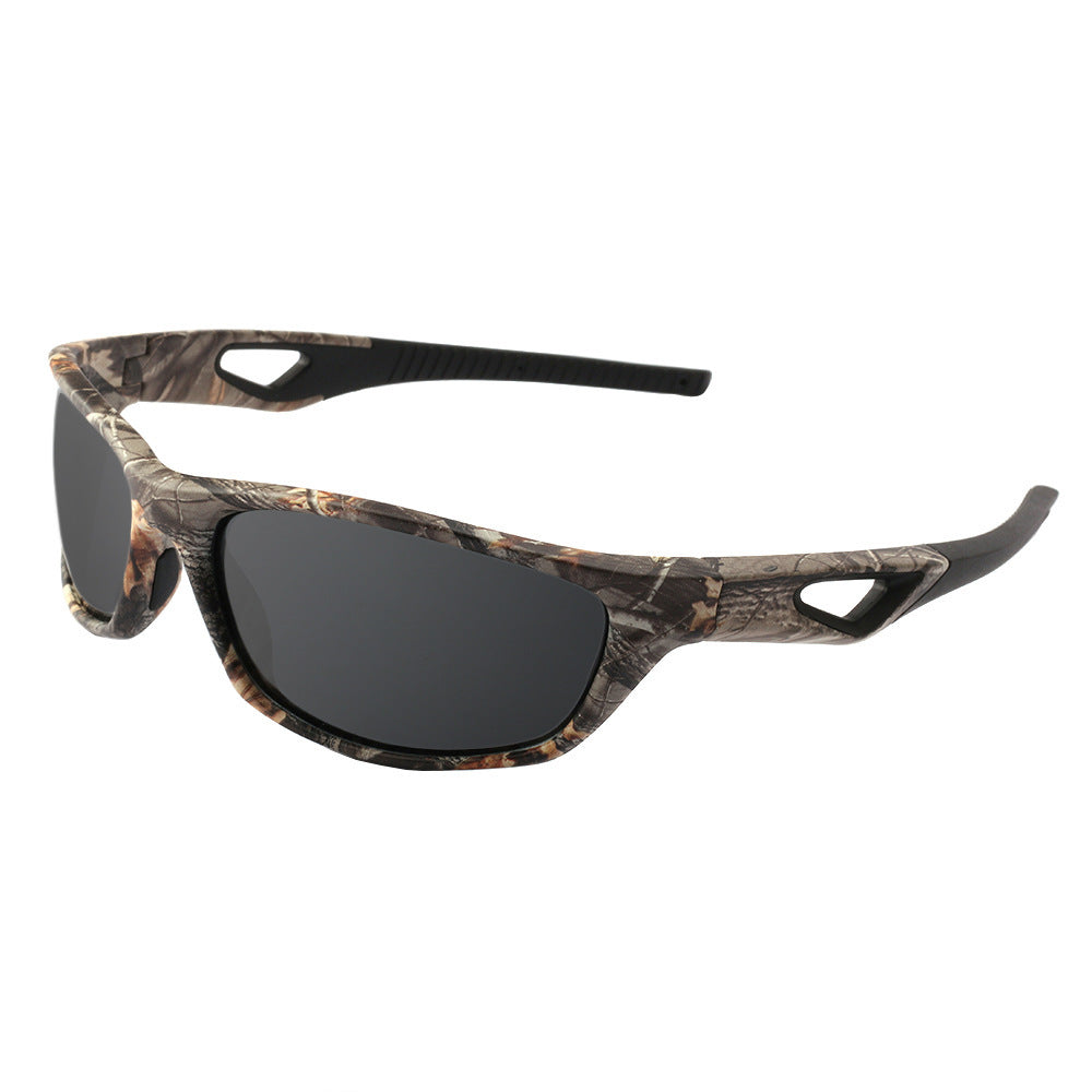 Camouflage sports polarized sunglasses