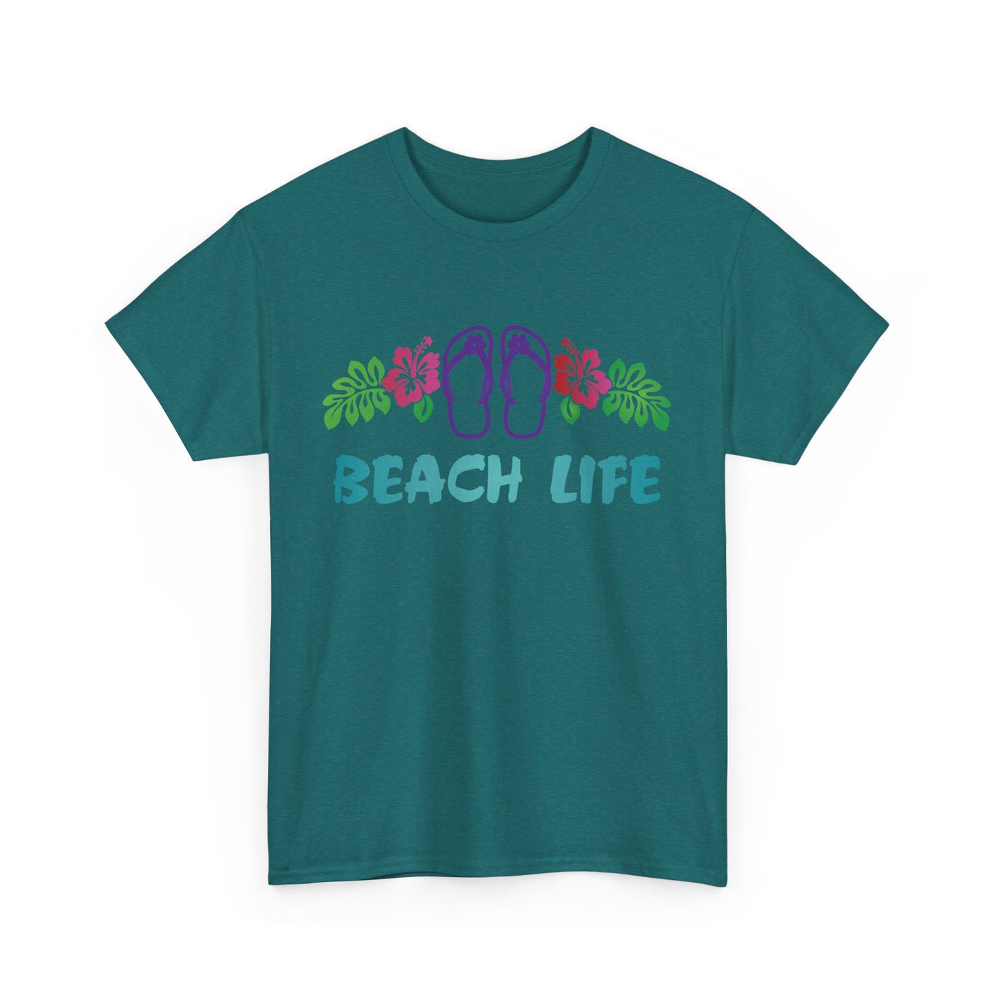 Beach Life, Heavy Cotton T-Shirt