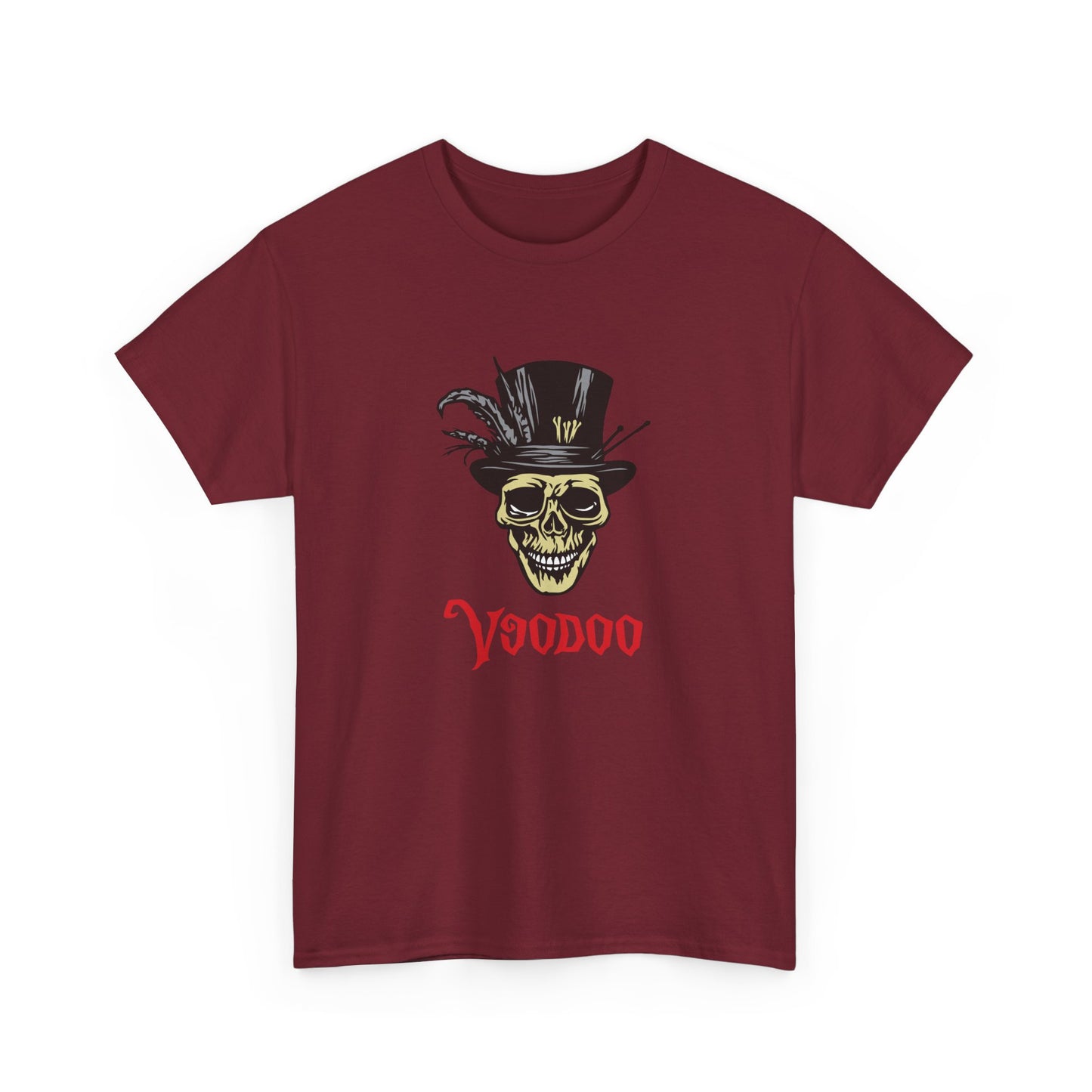 VooDoo Skull, Heavy Cotton T-Shirt