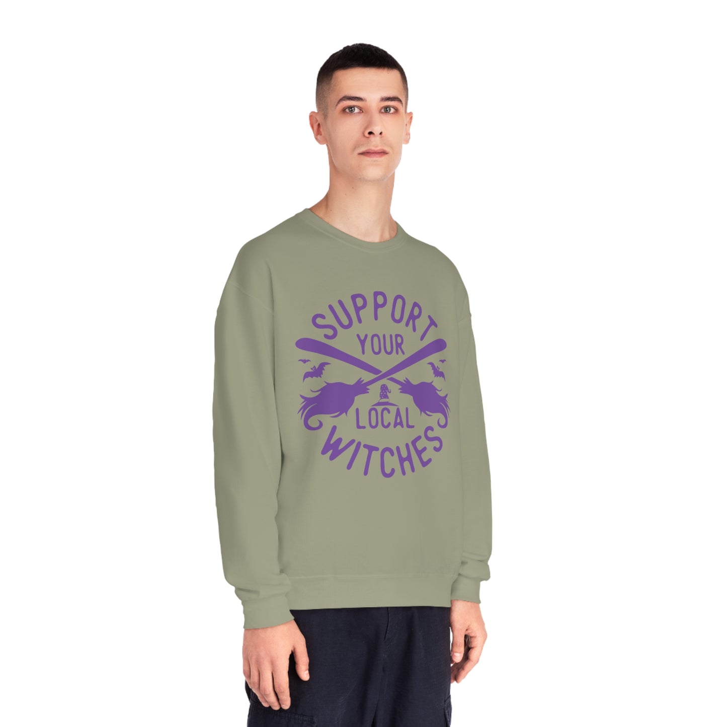 Support Your Local Witches, Unisex NuBlend® Crewneck Sweatshirt