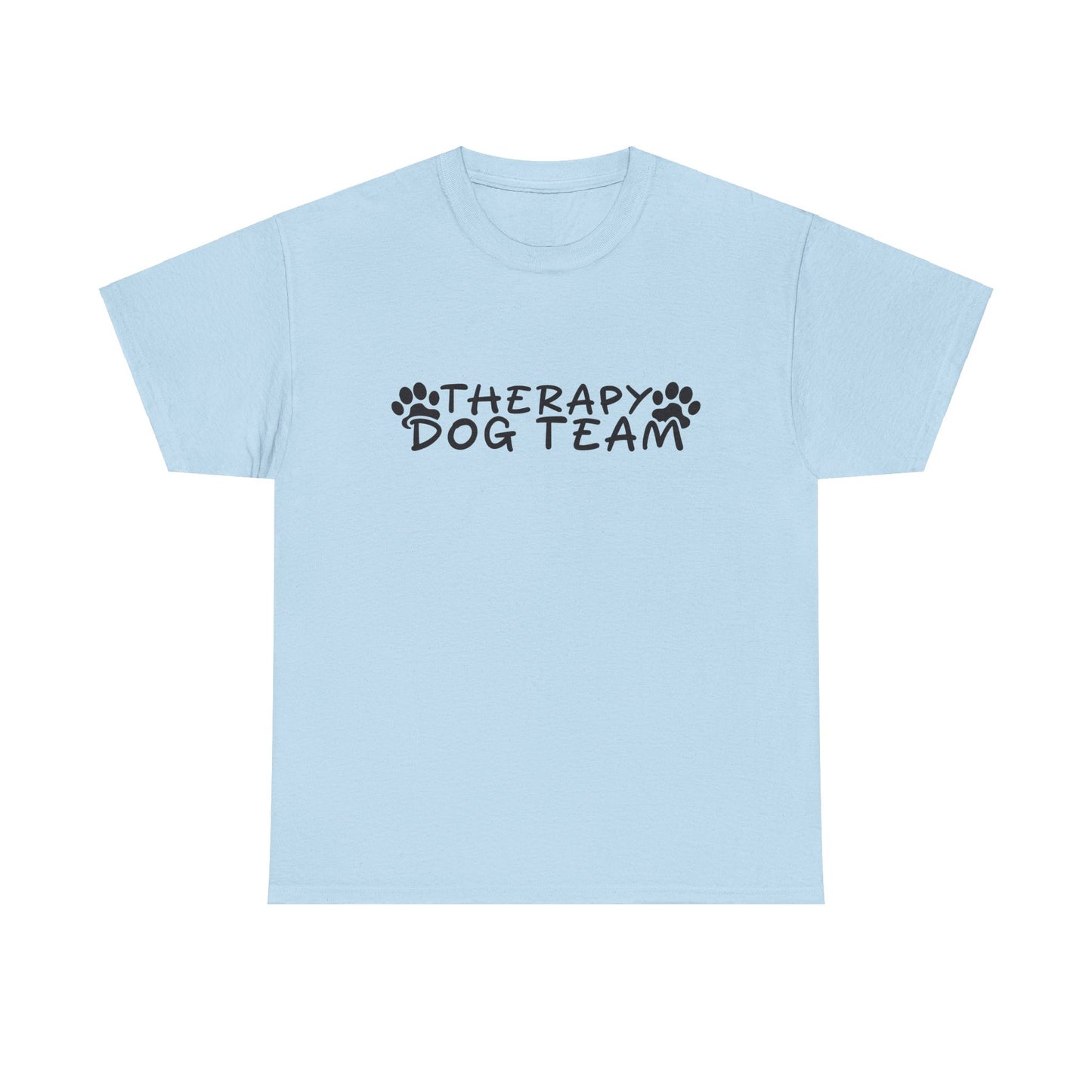 Therapy Dog Team. Heavy Cotton T-Shirt