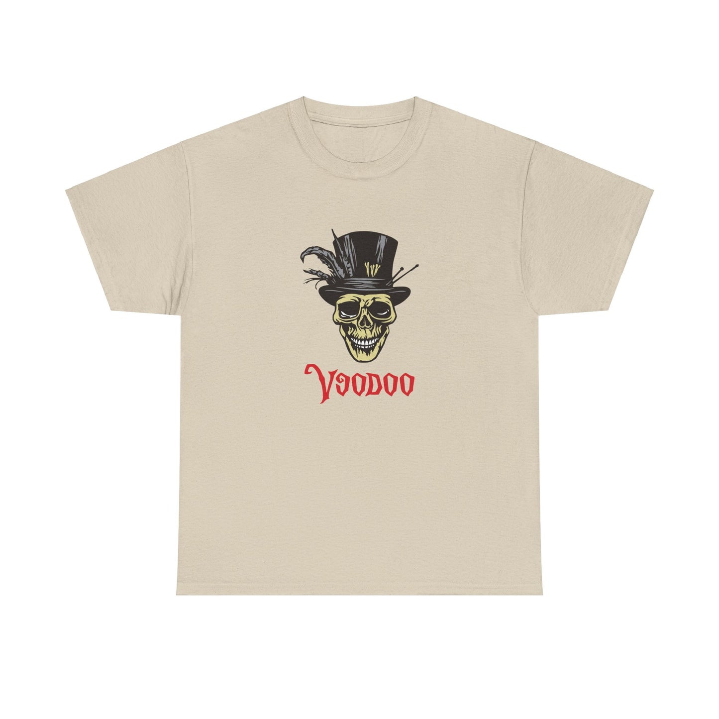 VooDoo Skull, Heavy Cotton T-Shirt