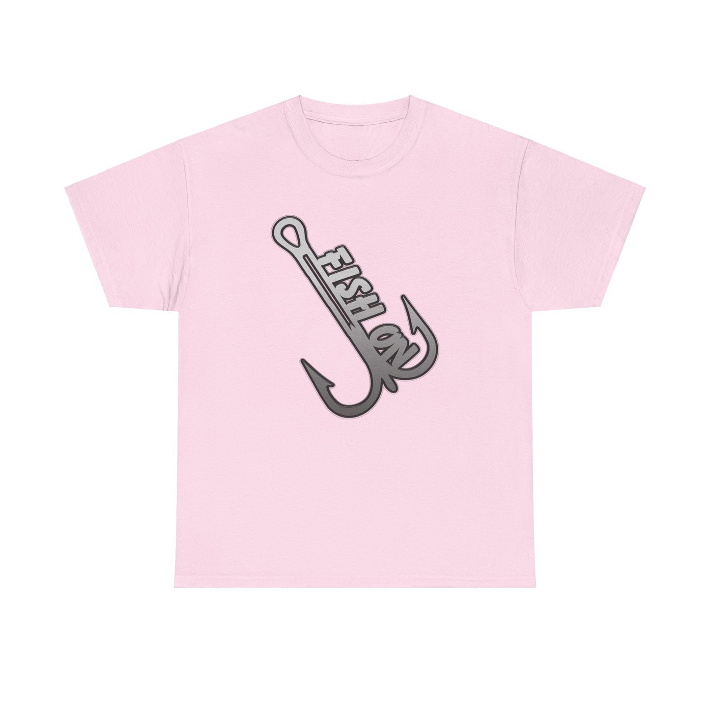 Fish on treble hook, Heavy Cotton T-Shirt