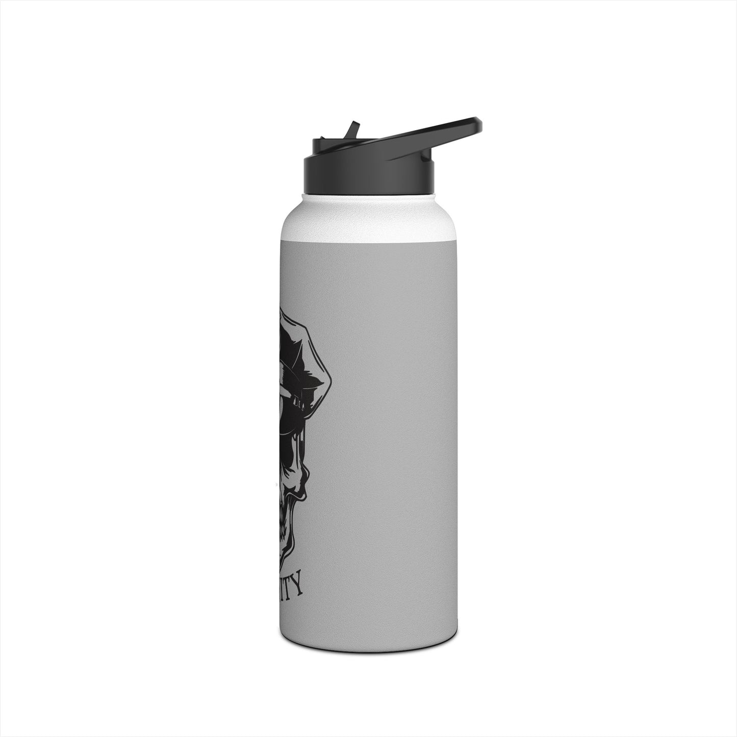 Security Skull. Stainless Steel Water Bottle