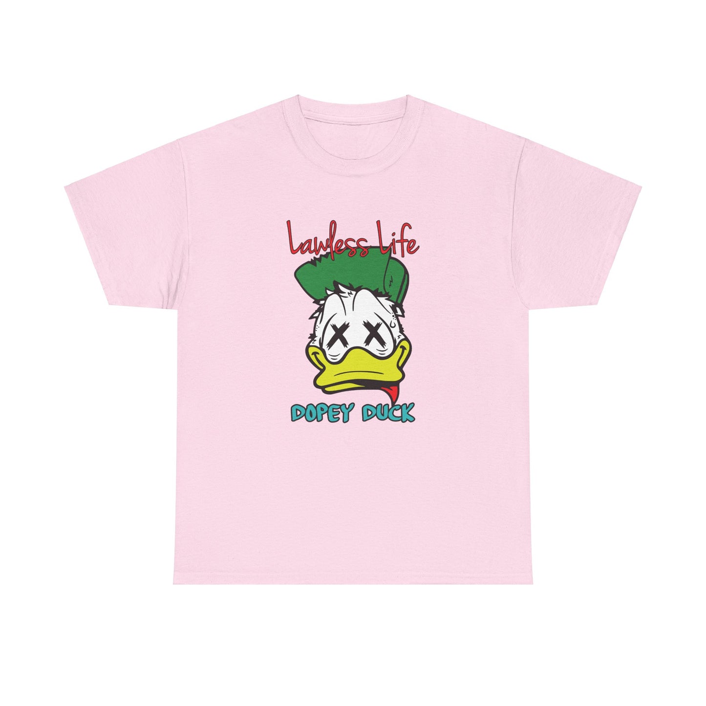 Lawless Life Dopey Duck. Heavy Cotton T-Shirt