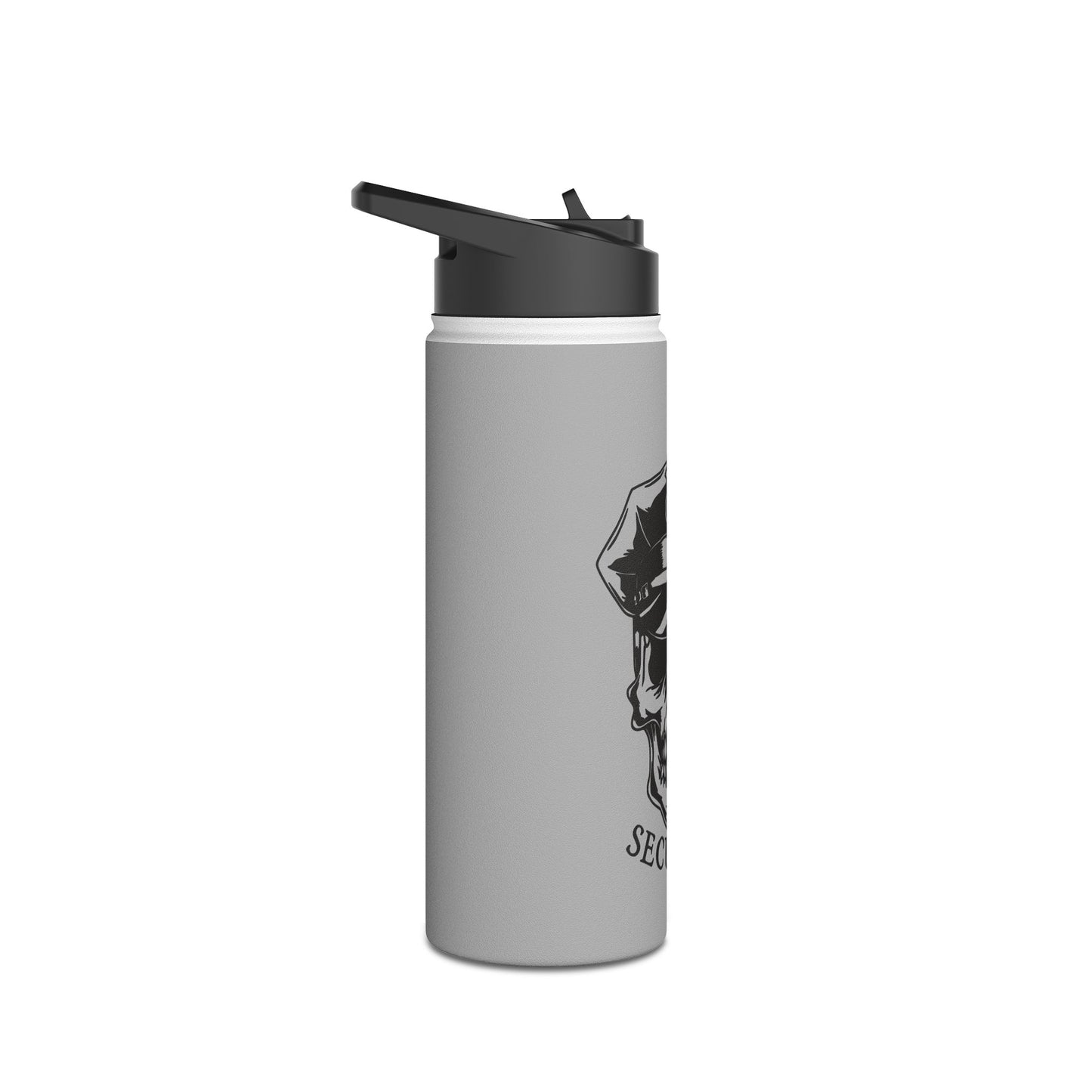 Security Skull. Stainless Steel Water Bottle