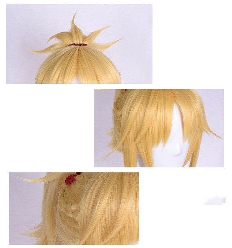 Mordred cosplay wig