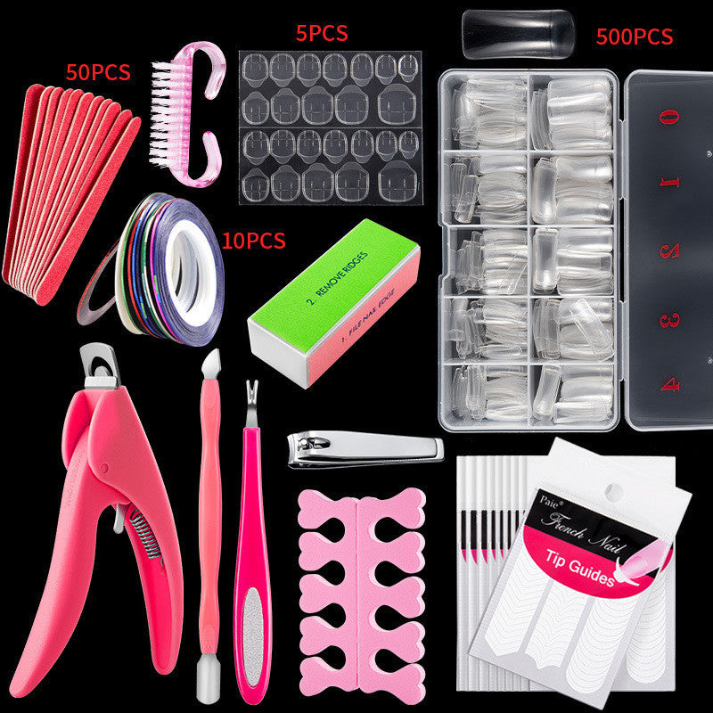 500 French nails kit