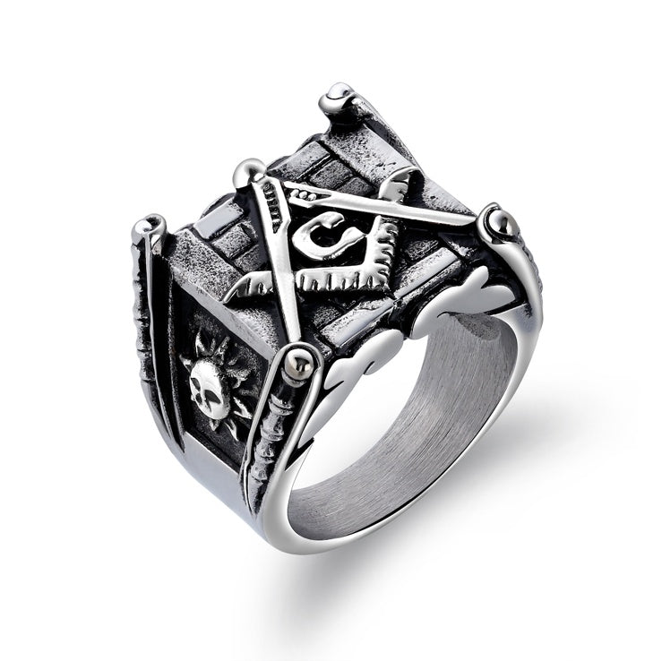 Bold Masonic Ring