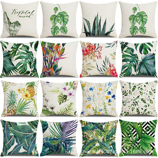 Plant Life Throw Pillowcase