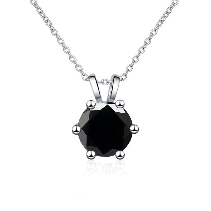 S925 Silver Pendant Diamond Necklace