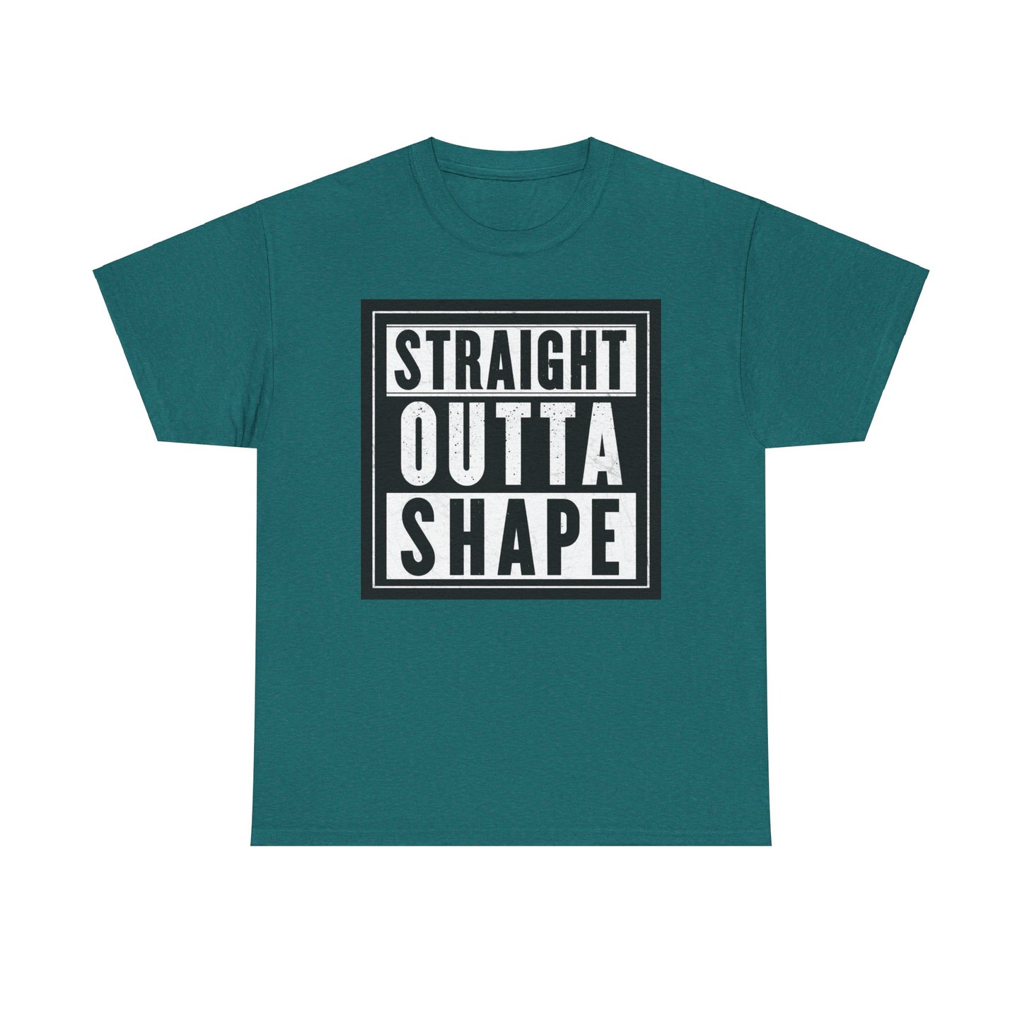 Straight Outta Shape. Heavy Cotton T-Shirt