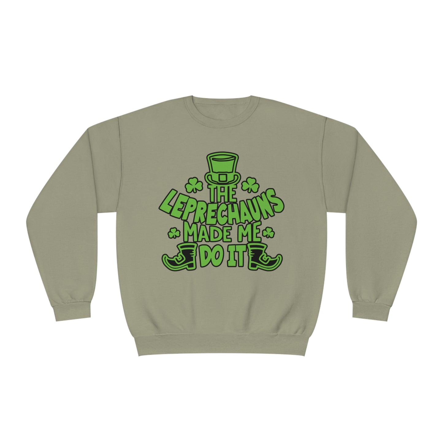 The Leprechauns Made Me Do it.., Unisex NuBlend® Crewneck Sweatshirt