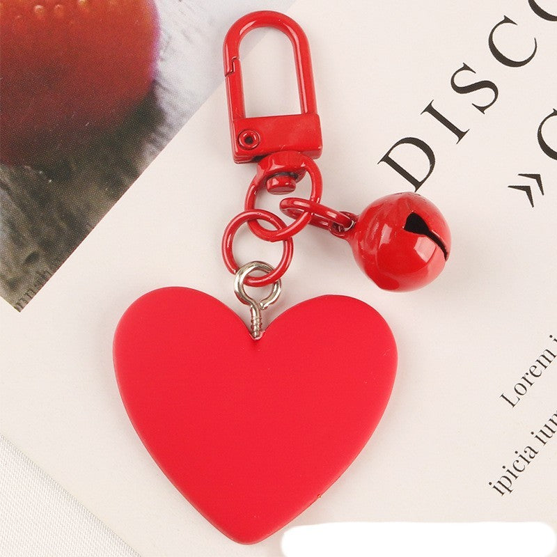 Heart Bell Keychain