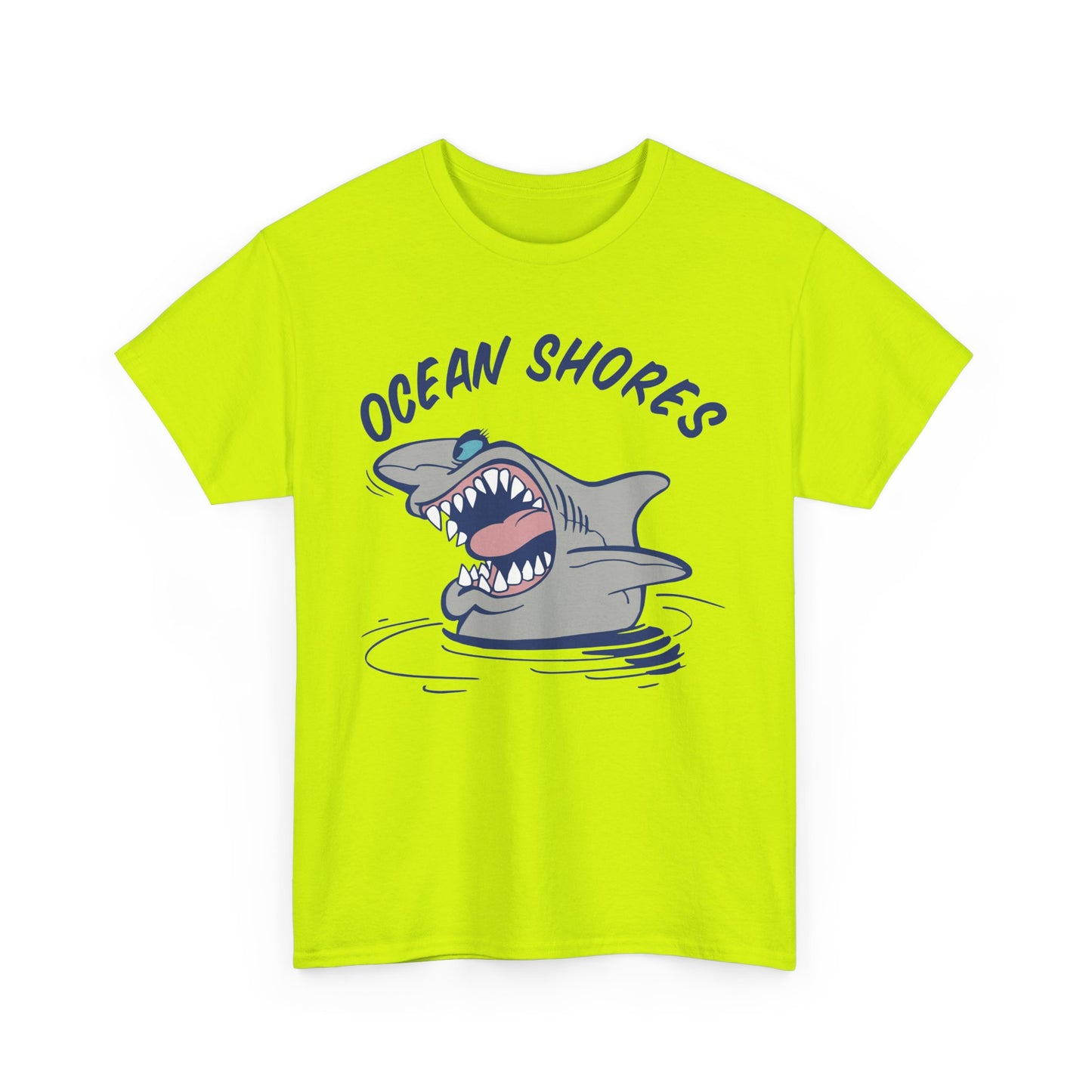 Ocean Shores Shark, Heavy Cotton T-Shirt