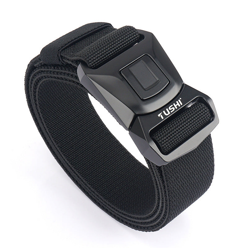 Quick Release Release Buckle Tactical Nylon Stretch Belt