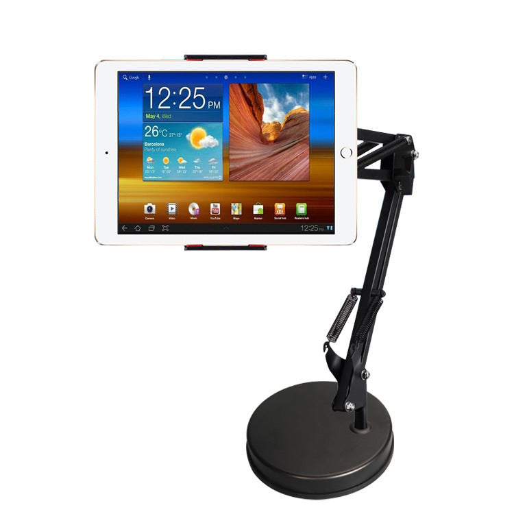 Universal Mobile Phone Holder 360 Degree Rotating Long Arms For IPad Mini Desktop Bed Lazy Bracket Phone Stand Metal Clamp