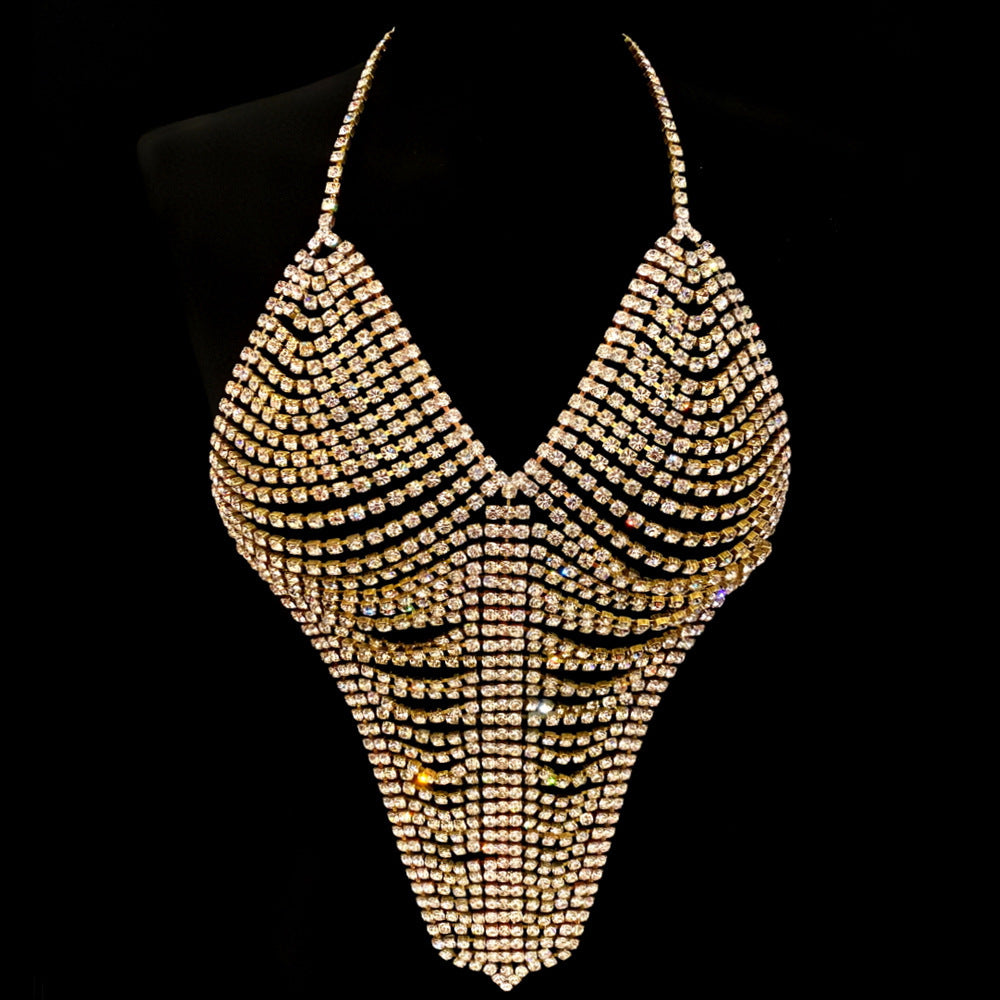 Diamond-encrusted Body Chain