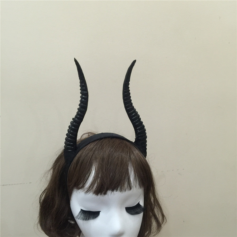 Antelope Horn Gothic Dark Devil Horn Headband