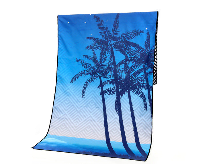 Quick-drying Microfiber Double-sided Fleece Beach Towel