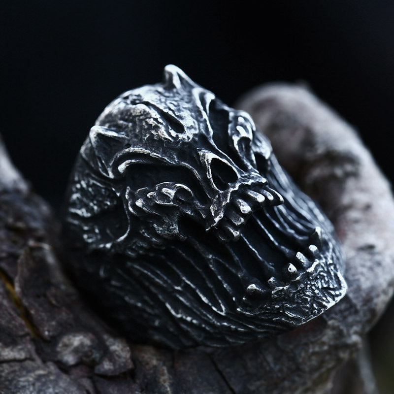 Stainless Steel Skull Ring