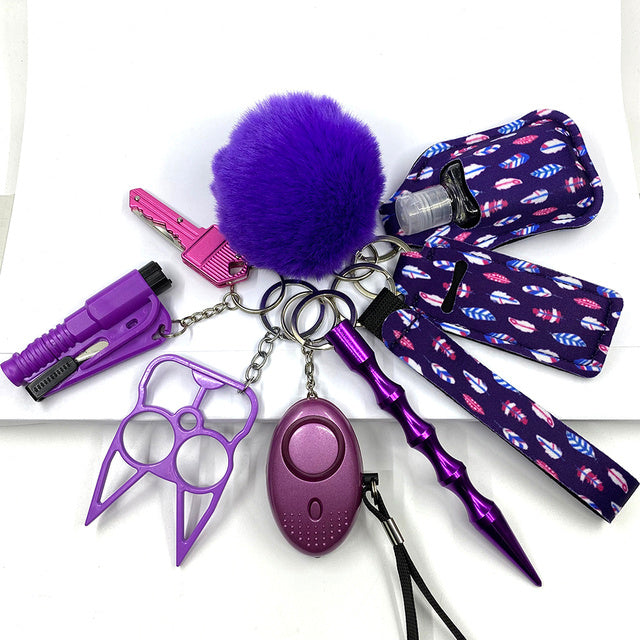 Personal Safety Self Defense Keychain Set