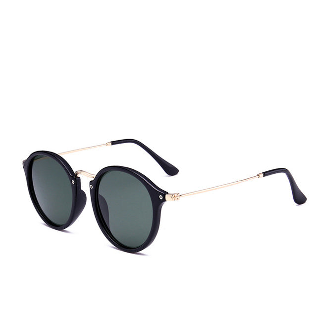 Metal Round Face Sunglasses