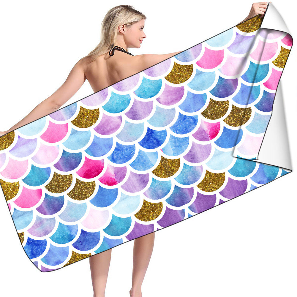 Mermaid Microfiber Towel