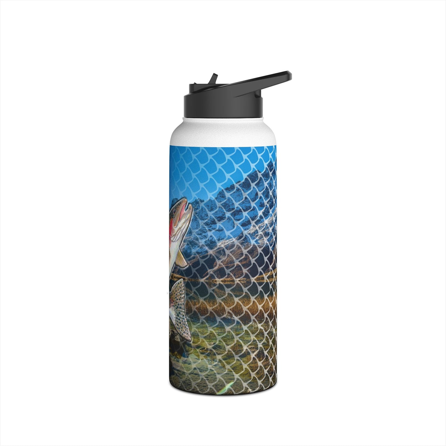 Rainbow Trout. Stainless Steel Water Bottle