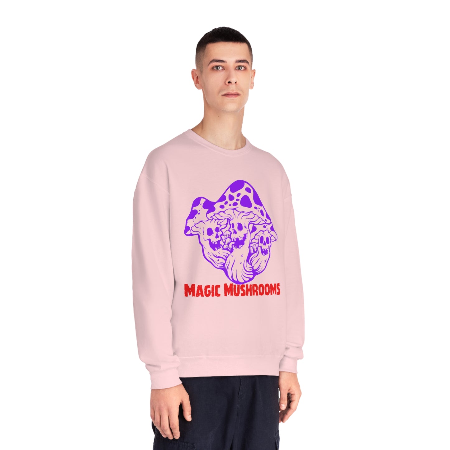 Magic Mushrooms, Unisex NuBlend® Crewneck Sweatshirt