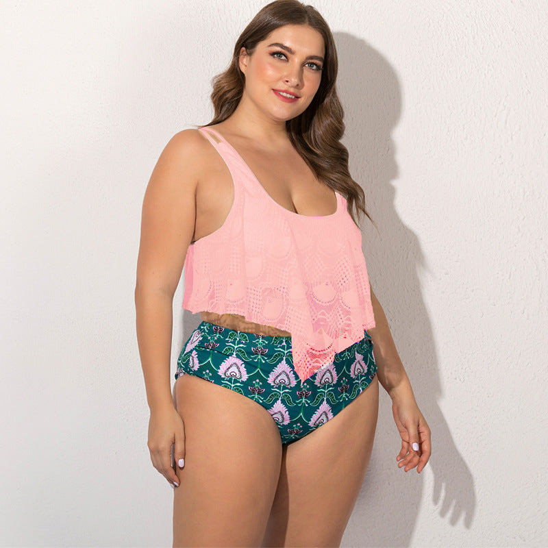 Split Plus Size Bikini