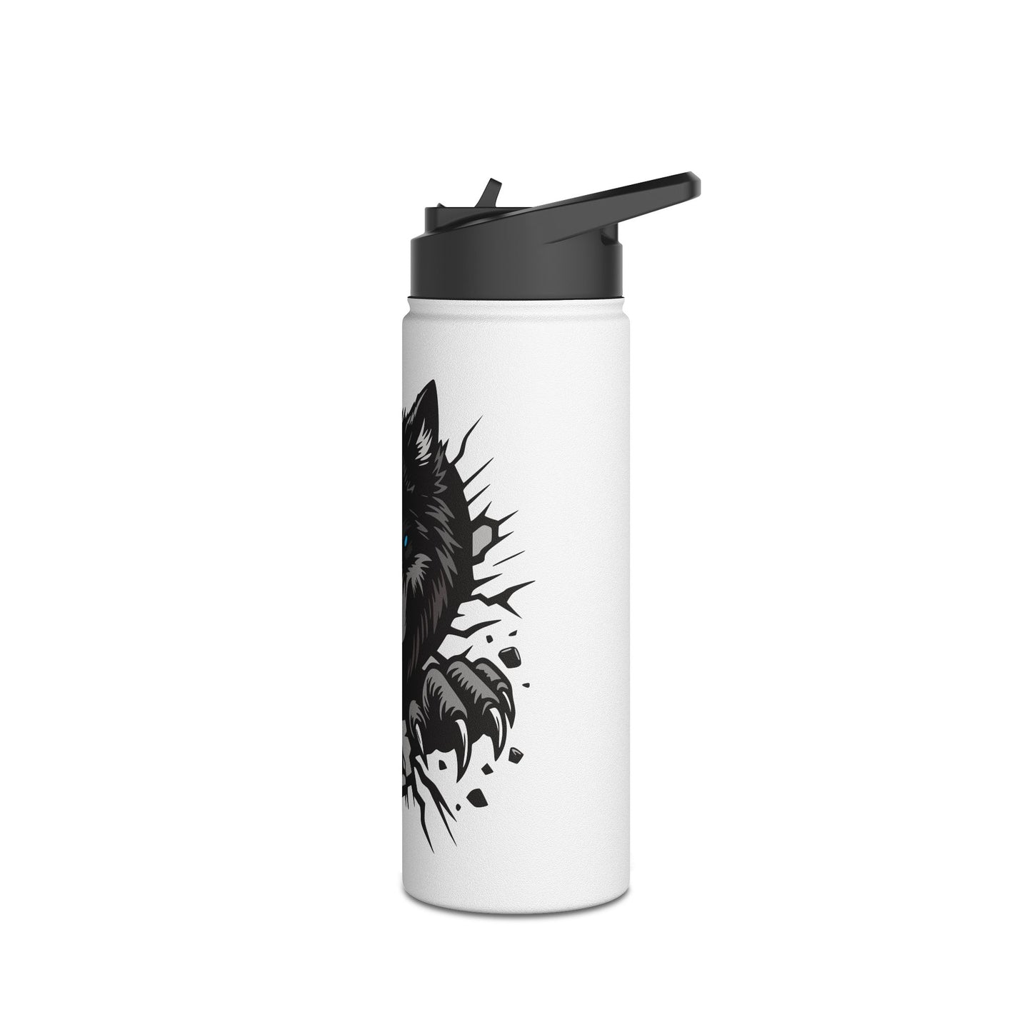 Breaking Out Wolf. Stainless Steel Water Bottle