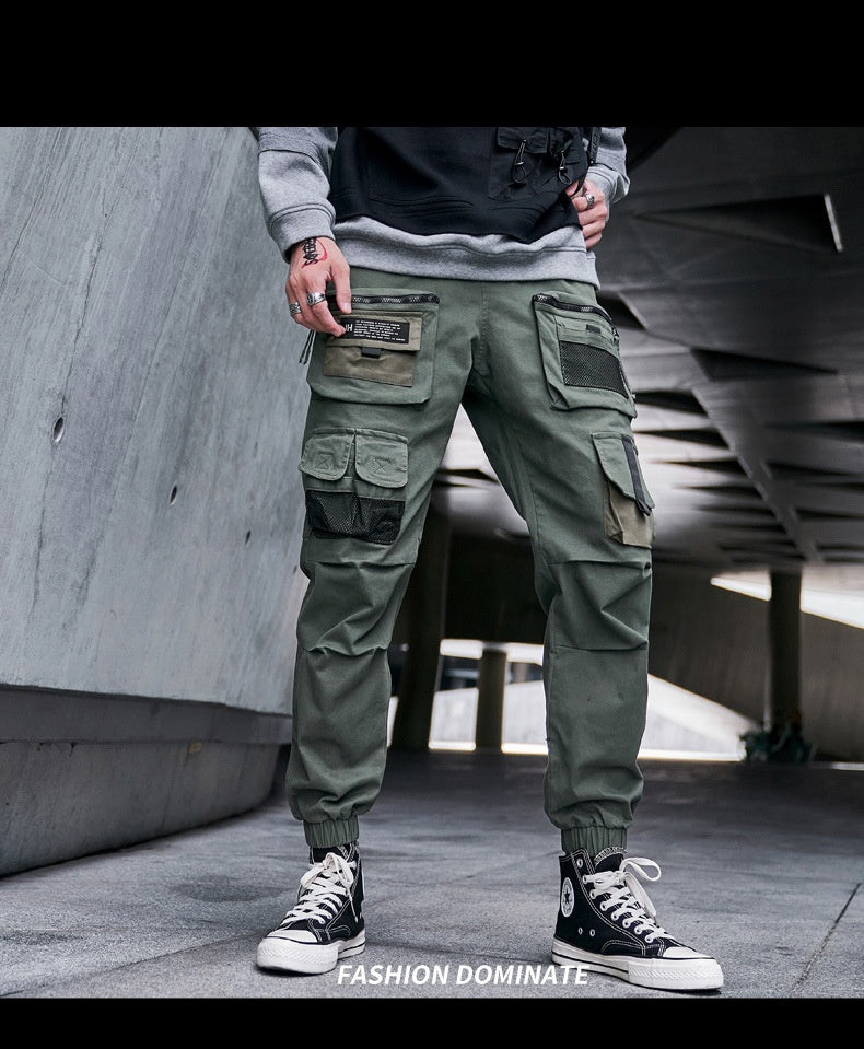 High Street Mechanical Style Trousers