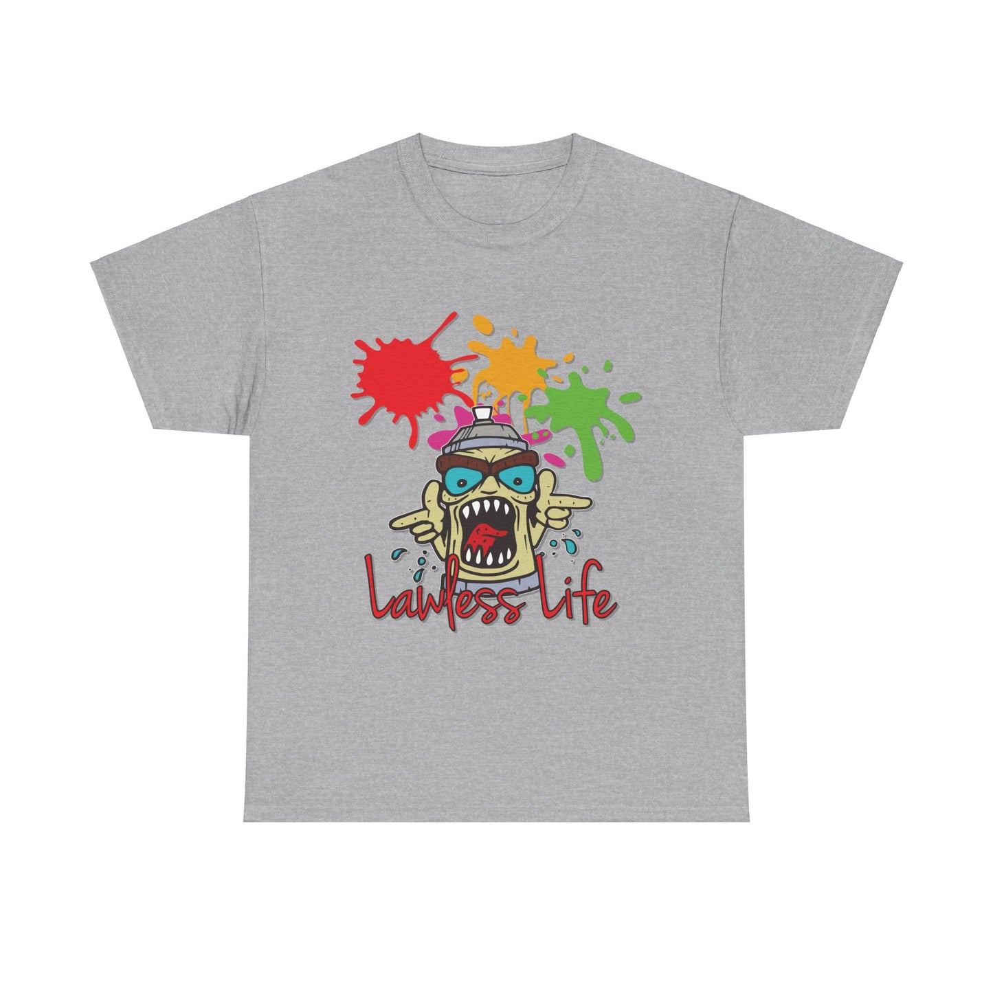 Lawless Life Tagger. Heavy Cotton T-Shirt