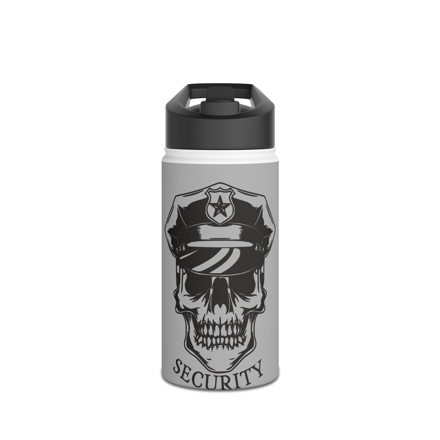 Security Skull. Stainless Steel Water Bottle