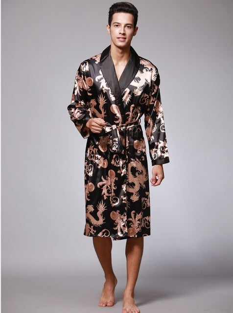 Silk skin robe