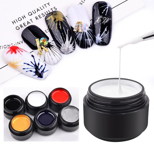 Creative Nail Elastic Drawing Nail Oil