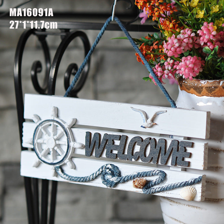 Nautical   Wooden Welcome Sign