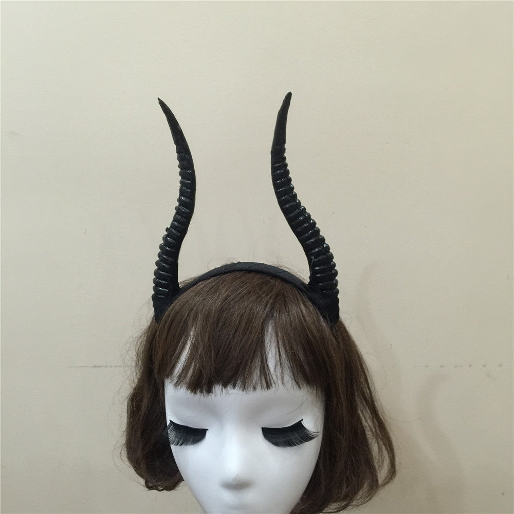 Antelope Horn Gothic Dark Devil Horn Headband