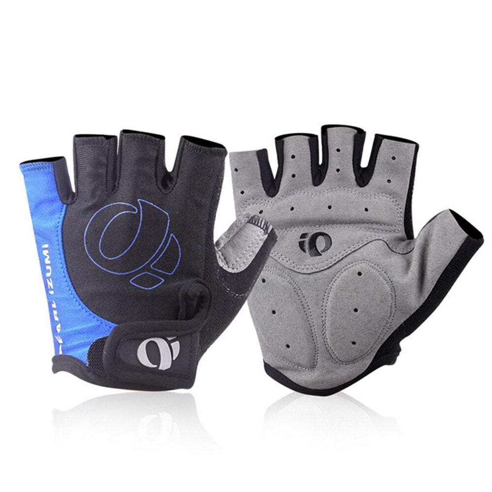 Bicycle Half Finger Microfiber Breathable Short Finger Gloves