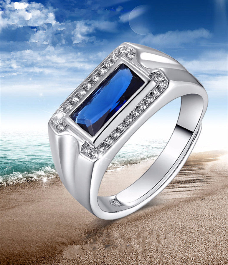 S925 Sterling Silver Kyanite Ring